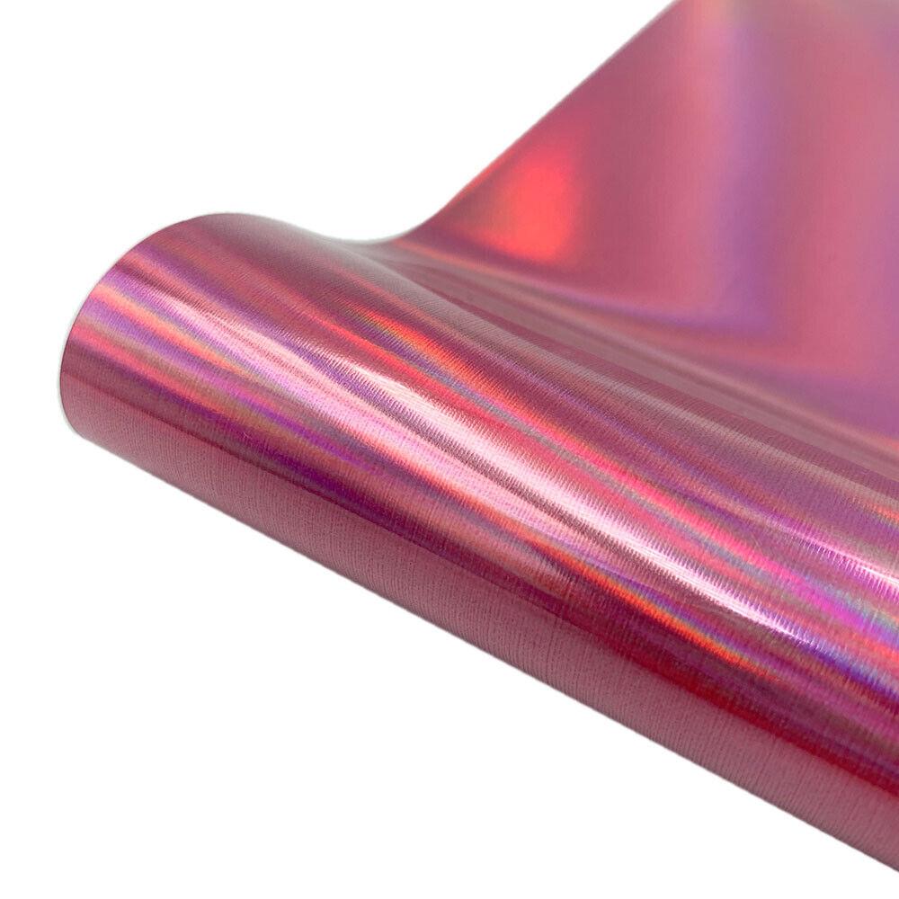 Holographic Iridescent Heat Transfer Vinyl Iron On Tshirt Craft Vinyl HTV Printing Cut Film for DIY Clothing Fabrics Decor