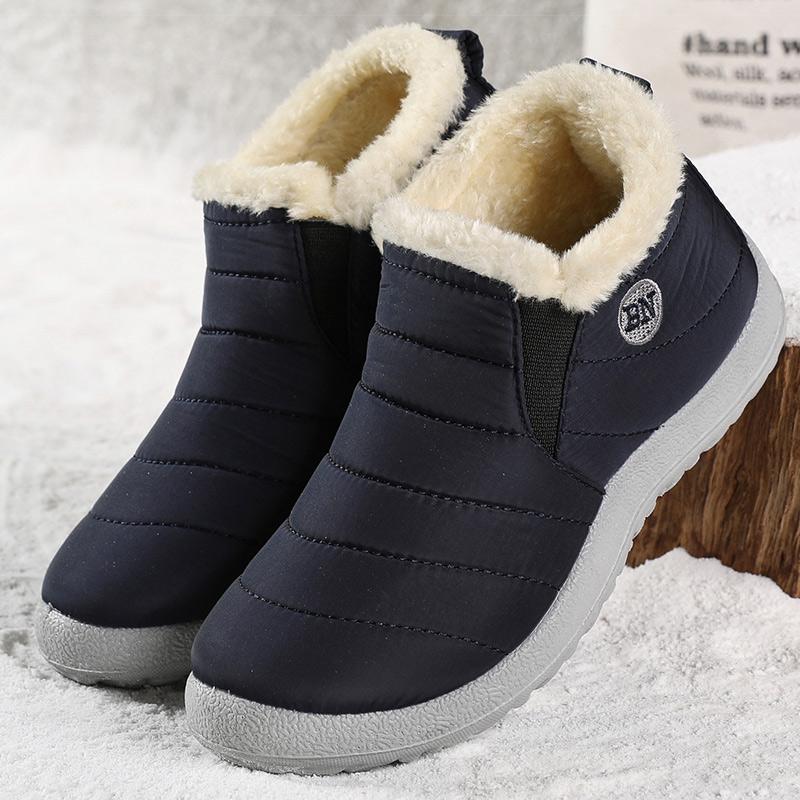 Women's Sneaker  Winter Shoes Woman Fur Loafers Lightweight Winter Sneakers Casual Shoes Women Flat Winter Footwear Female