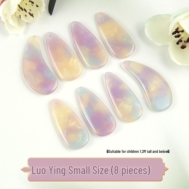 Children's and Adult Professional Guzheng Golden Cicada Double-Sided Curved Plectrum