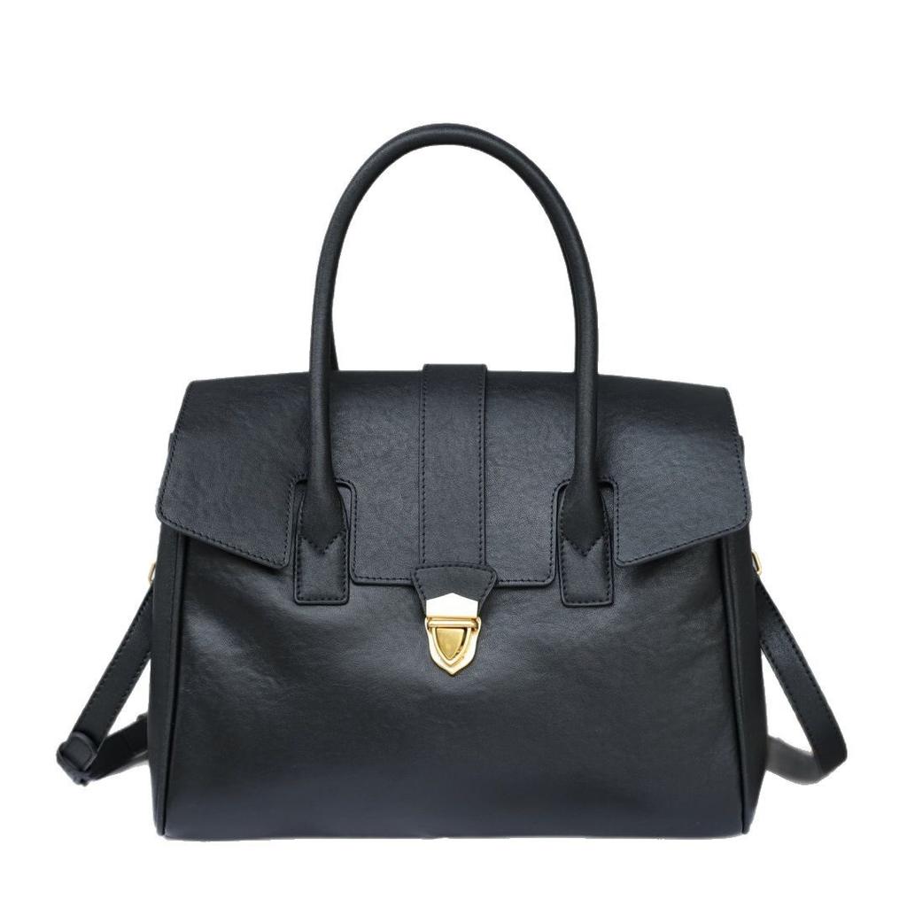 2025 erste Schicht pflanzlich gegerbtes Rindsleder High-End-Aktentasche echtes Leder Retro Pendler große Kapazität Messenger-Handtasche