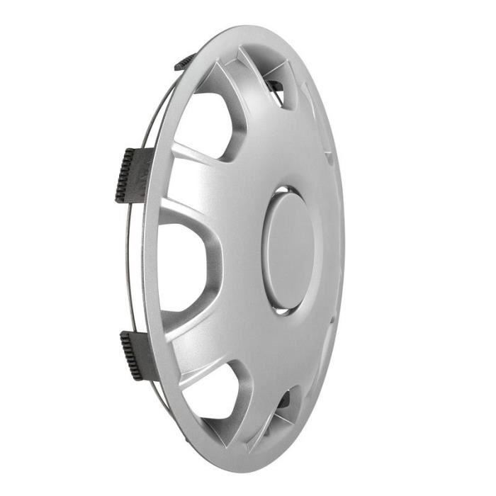 Enjoliveurs - auto style - van (sphère) - 16 pouces - lot de 4 - abs argent