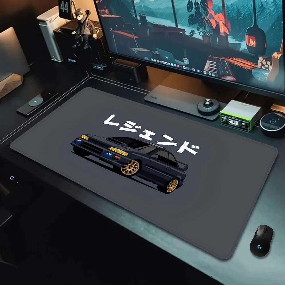Tokyo JDM Drift Sports Car Nonslip Lockedge Thickened Mouse Pad Oversized Gaming Keyboard Notebook Table Mat