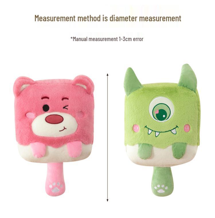 Ice Cream Monster Plush Cushion: Cute Sofa Pillow & Sleep Companion Toy, Perfect Birthday Gift