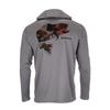 Mens Womens Quick-Dry UV Protection Hooded Fishing Shirt Long Sleeve Breathable Outdoor Performance Top
