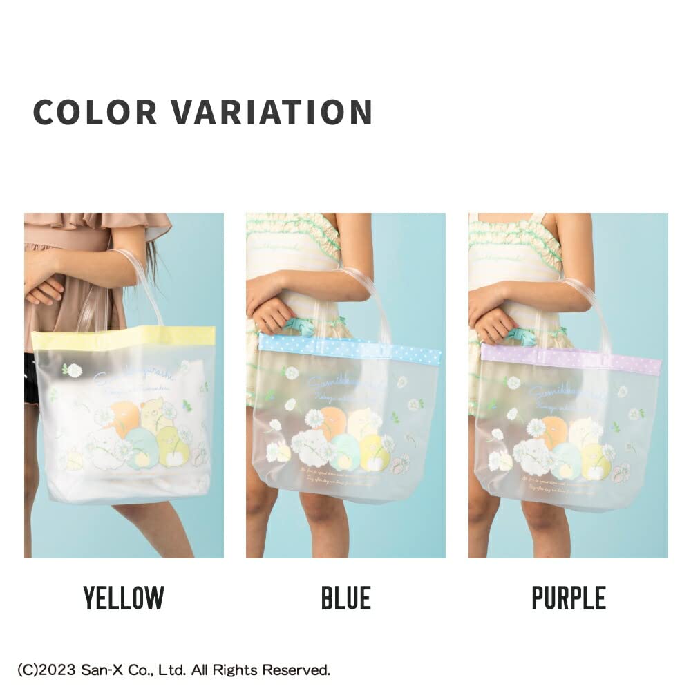 Sumikkogurashi "Sumikko Coordinate" Tote Bag Beach Bag (Yellow)