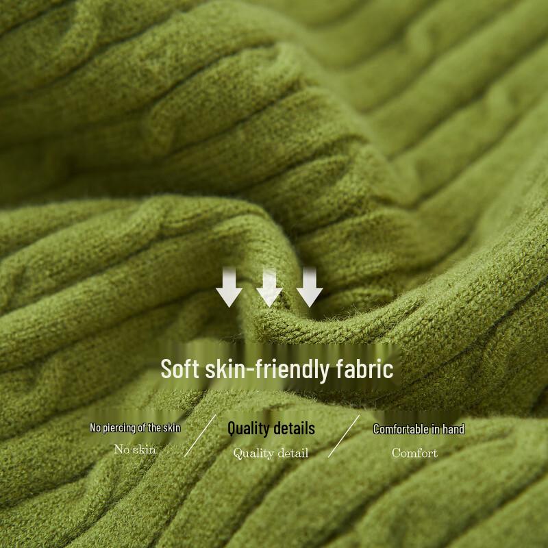 Demana French Square Neck Knit Cardigan