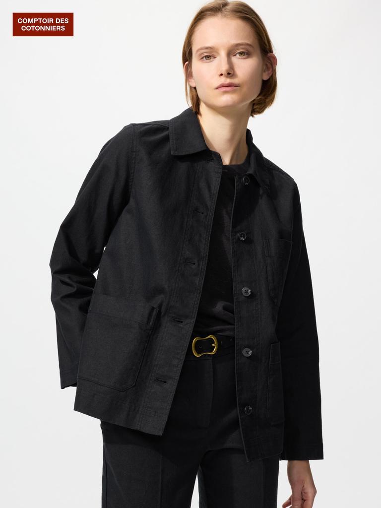 Uniqlo Japan Linen Cotton Jacket
