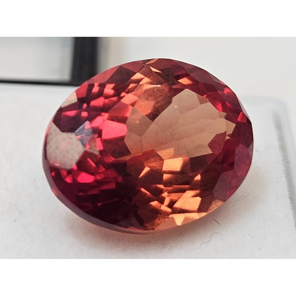 Stunning Padparadscha Sapphire Sri Lanka Natural Oval Cut 13-14 Ct Gemstone