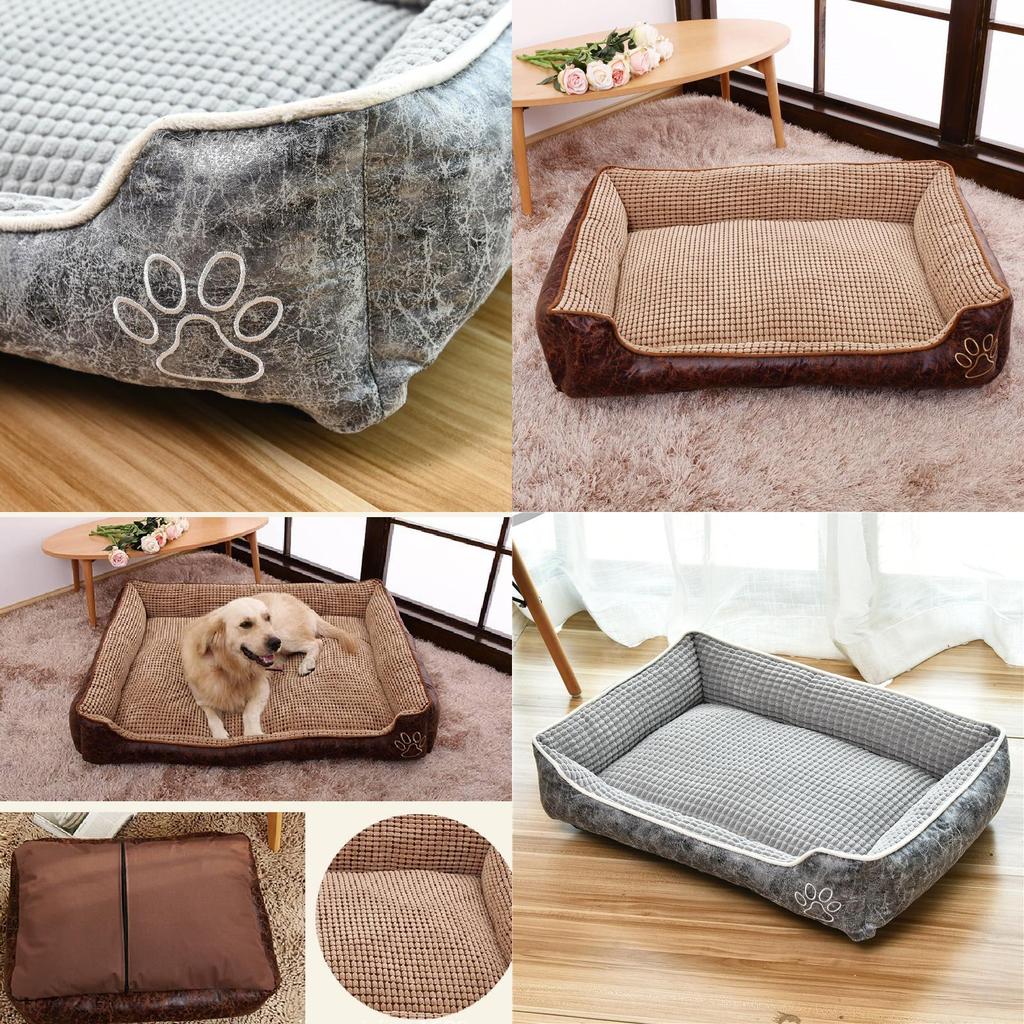 Elegant Winter Dog Bed With Removable Cover For Large Pets Available In Multiple Colors