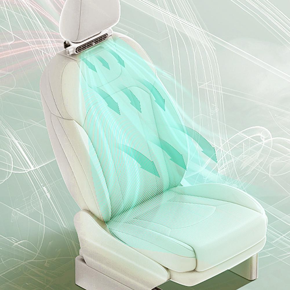 

Portable Car Seat Fan 3 Speeds Adjustable Car Headrest Cooling Air Fan USB Powered Car Seat Cooling Fan Summer Car Accessories United States