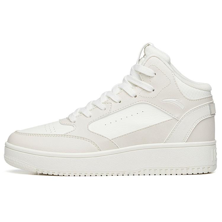 (WMNS) ANTA Skateboarding Series Sneakers High Grey White Women s 922238013-2 EU 36