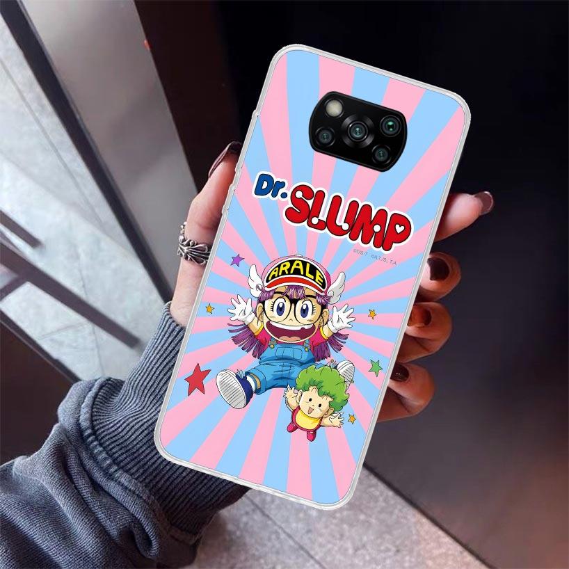 Arale Dr Slump Phone Case For Xiaomi Poco X5 X6 X7 Pro F7 Ultra M7 Redmi 15C 15 13C 13 12C 12 10 10C 10A 9 9C 9T 9A Cover Poco X