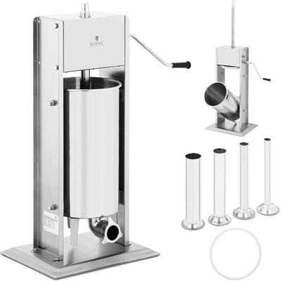 Vertical Manual Sausage Stuffer, 15 L, 4 Funnels