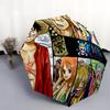 1 PC Automatic Folding Umbrella - Anime One Piece Pattern Portable Foldable Design With 8 Ribs Christmas Birthday Gifts