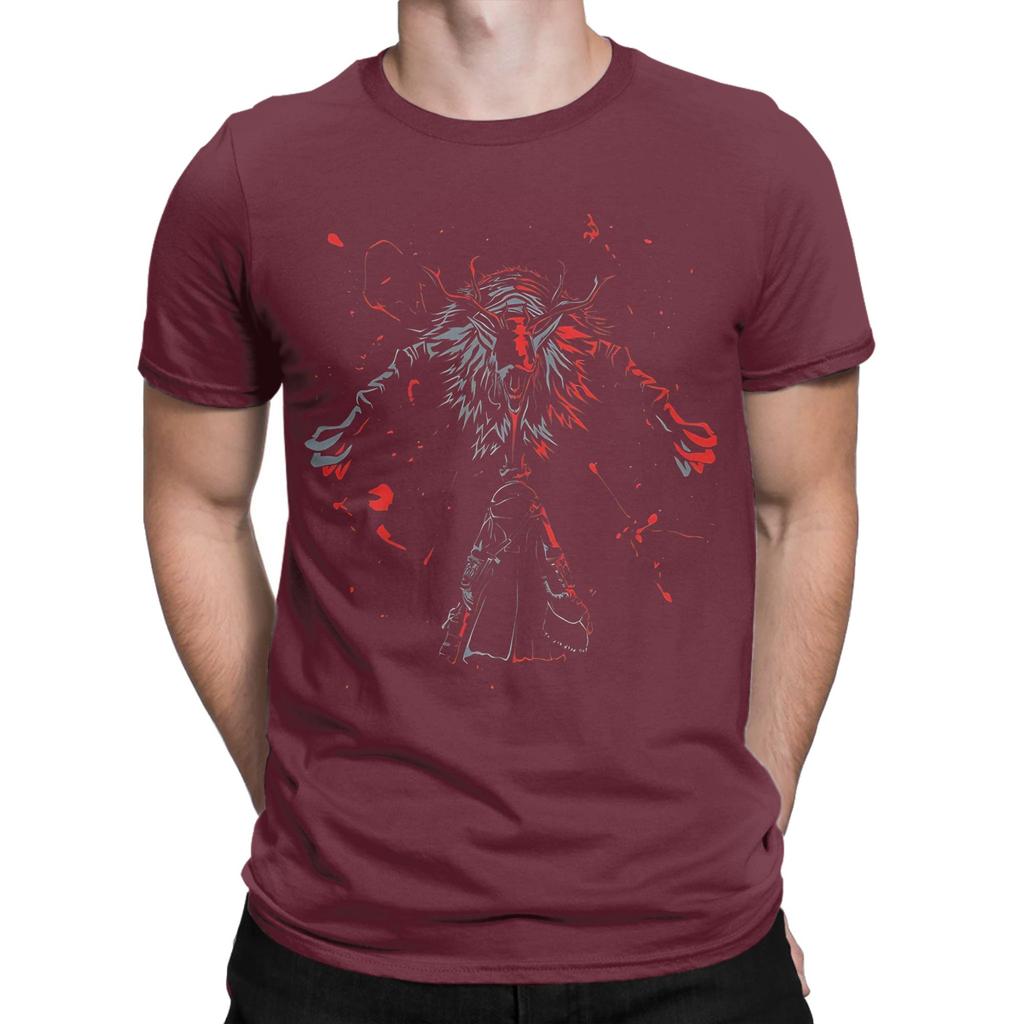 Vicar Amelia Unisex T Shirts Bloodborne Casual Tees Short Sleeve Round Neck Tshirt Cotton Gift Idea Clothing