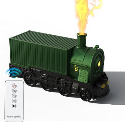 Vintage Container Train Essential Oil Diffuser with Remote Control  for Home 300ml Large Opening