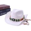 Hot Hat Women's Panama Hat Ethnic Style Face Small Straw Hat Sunscreen Shade American Western Cowboy Hat
