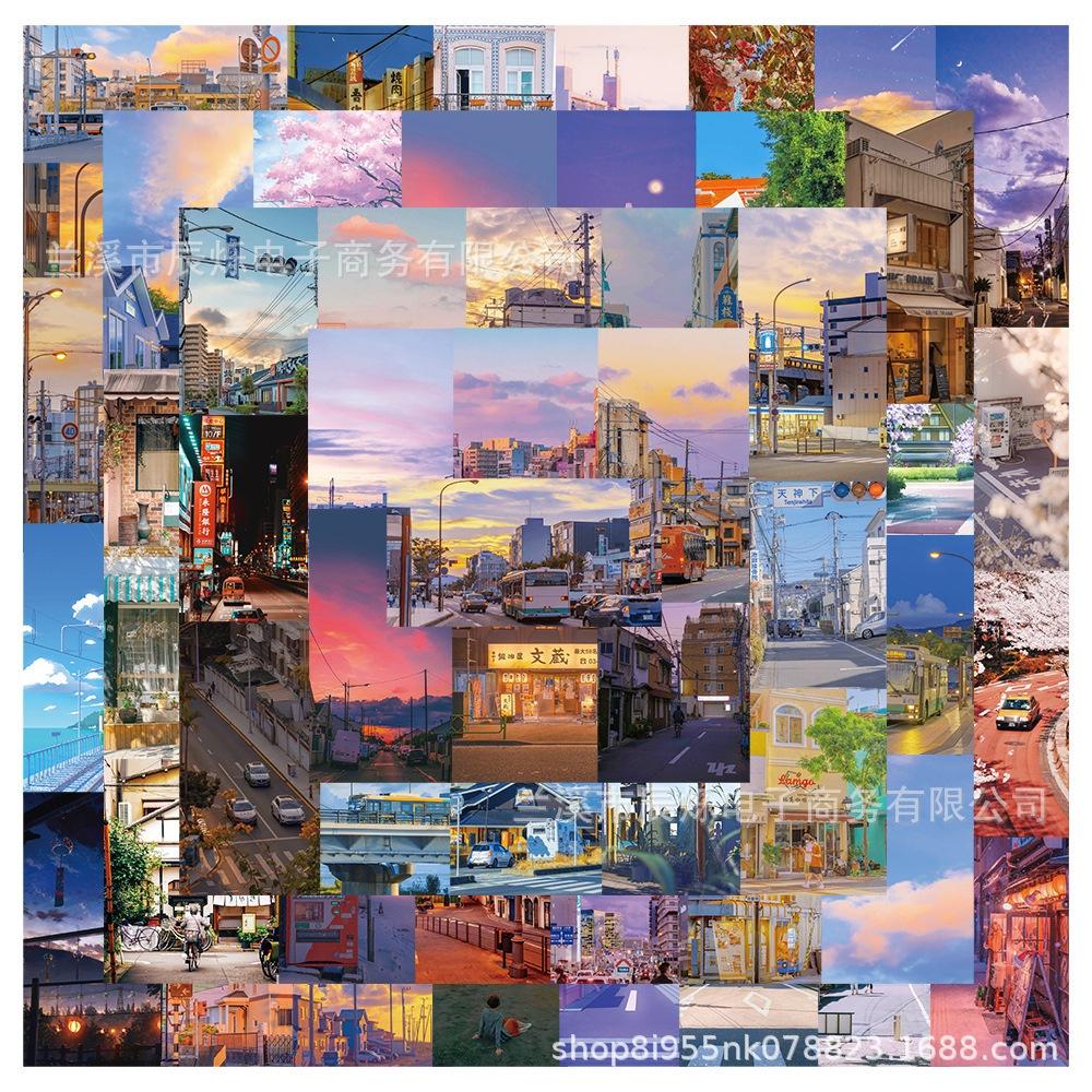 Trendy Fresh Small Landscape Sticker Set 900 Pcs For Notebooks Laptops And Water Bottles