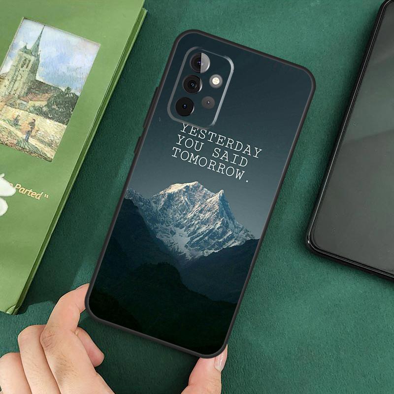 Mountain Climbing Cover For Samsung Galaxy A54 A52S A52 A32 A22 A12 A72 A33 A53 A73 A14 A70 A51 A71 Case