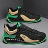 Zapatillas de deporte para hombre, suela suave, zapatos para correr, moda informal, cuero de microfibra, altura superior, zapatos aumentados