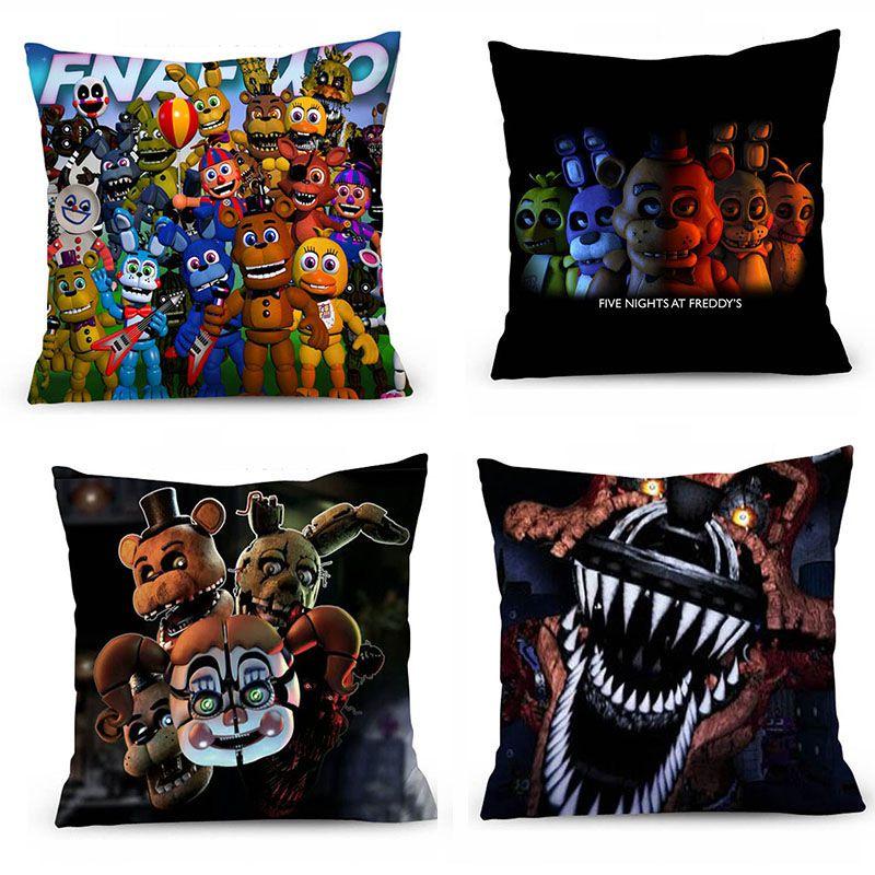 Nights Comfortable Five At Freddys Home Decorative Pillow Cover Fnaf Pillow Case