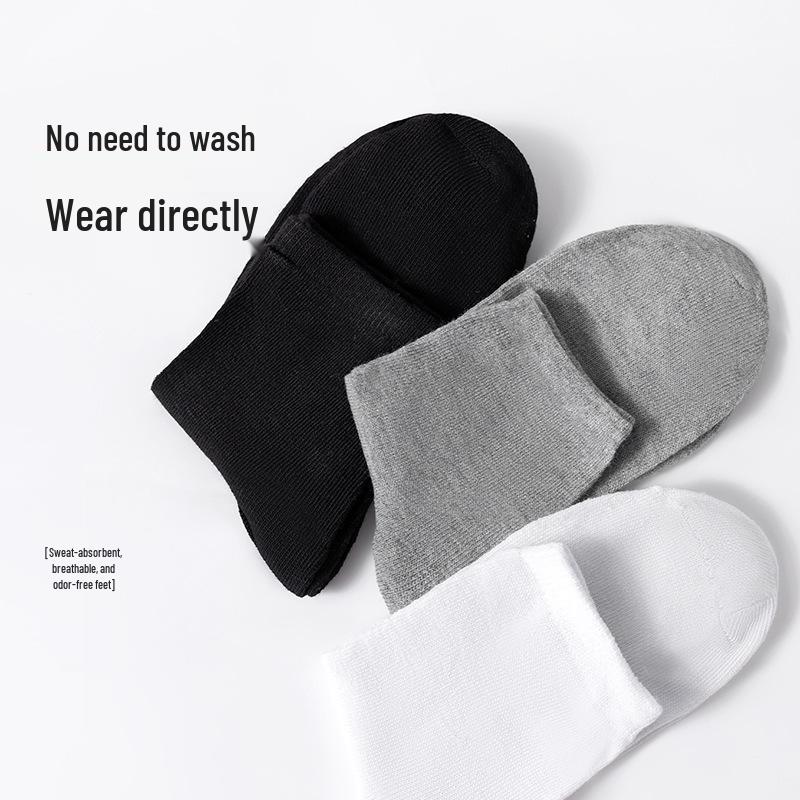 Convenient Disposable Socks for Travel – Men's and Women's Spring/Summer Short or Ankle Mid-Calf Socks