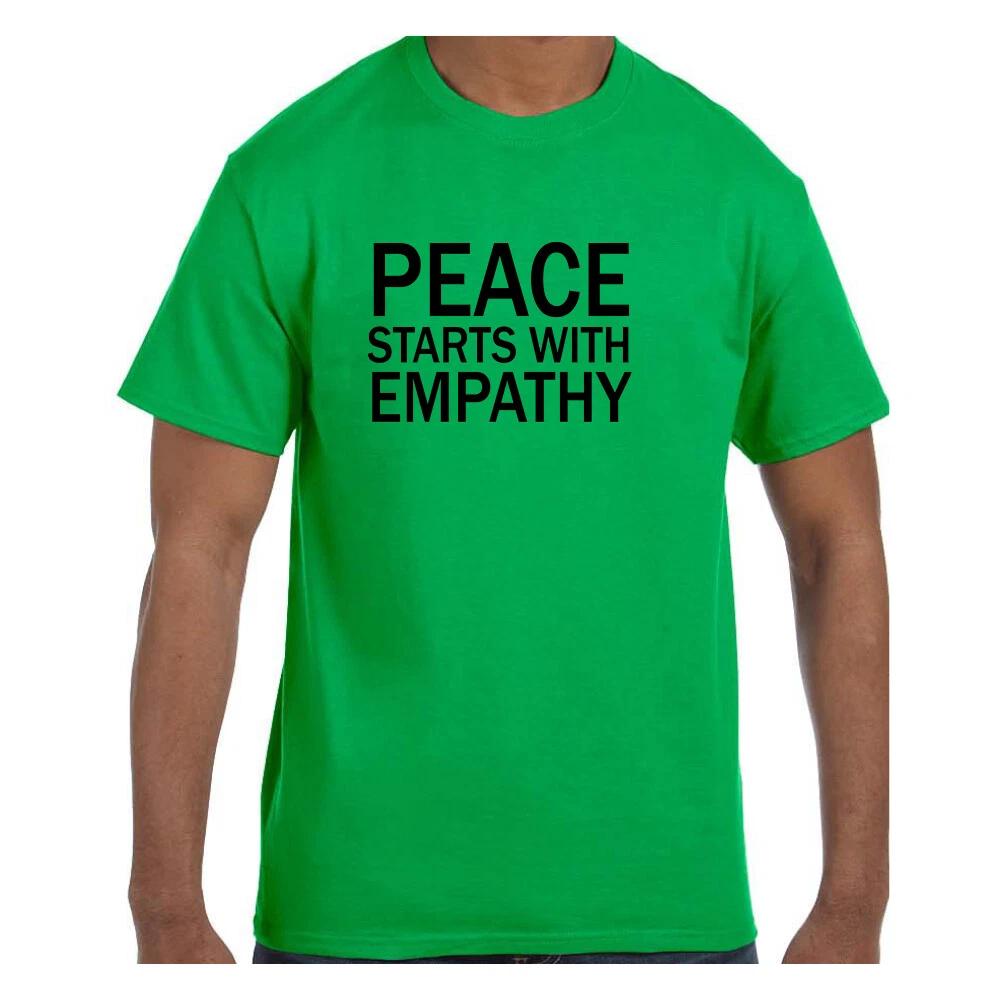 Funny Humor T shirt Peace Starts With Empathy 2XL