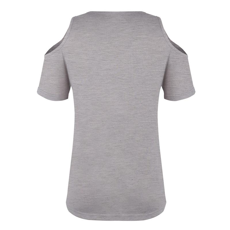 Женская летняя однотонная повседневная свободная блузка с V-образным вырезом и коротким — фото 13