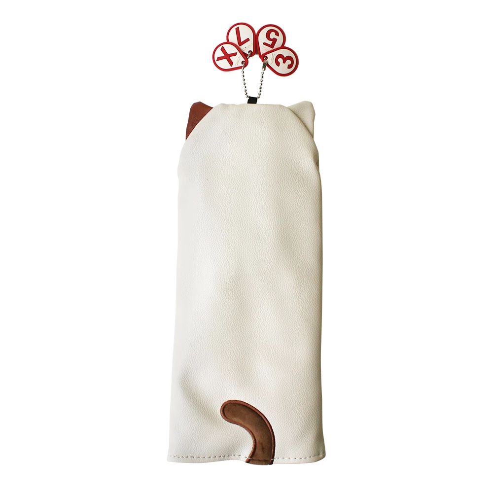 Kitty Hybrid Wood Head Cover Blade Mallet Putter Lucky Cat Golf Putter Cover Golf Club Headcovers