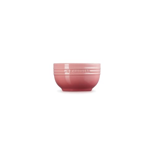 Le Creuset Bowl, Deep Plate, 500ml, Rose Quartz, Heat and Cold Resistant, Microwave, Oven, and Dishwasher Safe [Official Japanese Product]