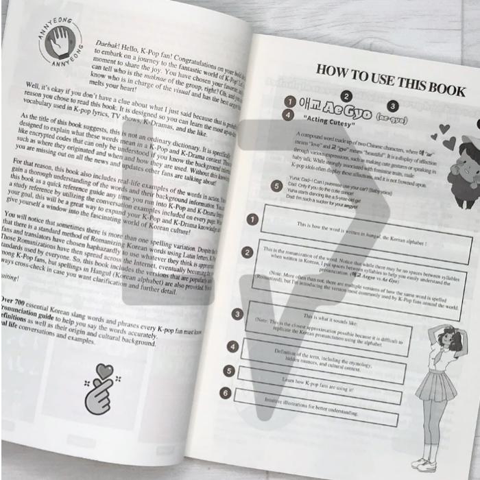 K-Pop Dictionary Korean Language Book