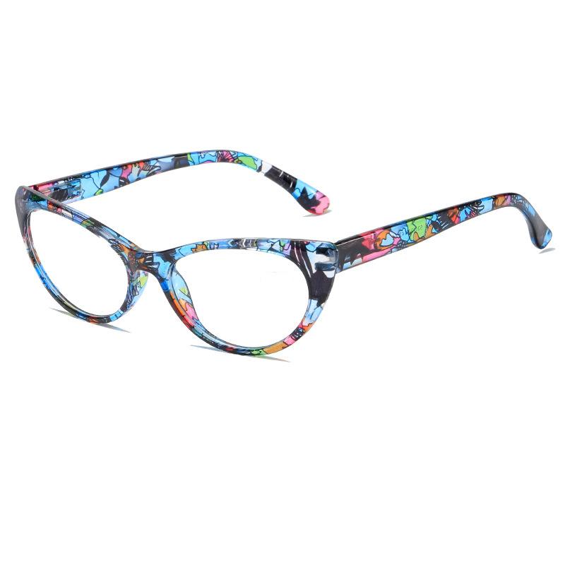 Printed  Fashion Woman Floral Frame Reading Glasses