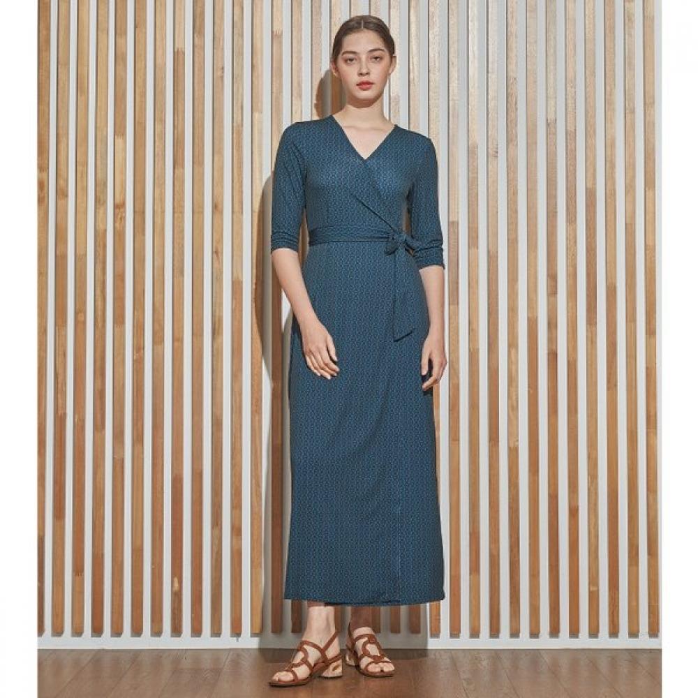 

Lipbbam Creola Romona Maxi Long Wrap Dress 3 4 Sleeve Ldm10be01 FREE/LDM10BE01