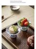 Chinese Style Ceramic Dessert Plate - Exquisite Small Tray for Mooncakes and Snacks, 2025 New Design