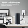 ABBY-10 Pack Tamper-Resistant Electrical Outlet Decorator Receptacle Outlet With Wall Plate, 15A 125V, Self-Grounding