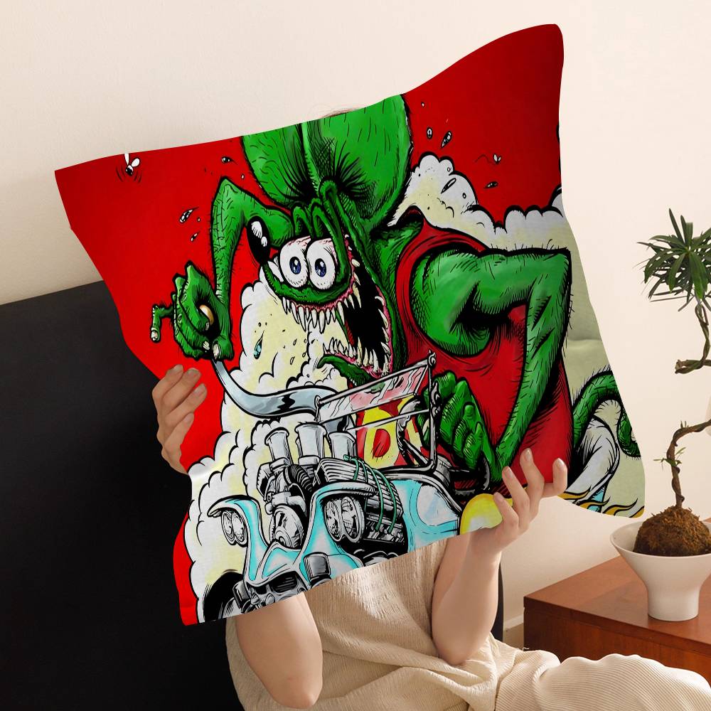R-Rat F-Fink Maple Design Cushion Cover Happy Autumn Harvest decor Holiday Decorati Pillow Cover