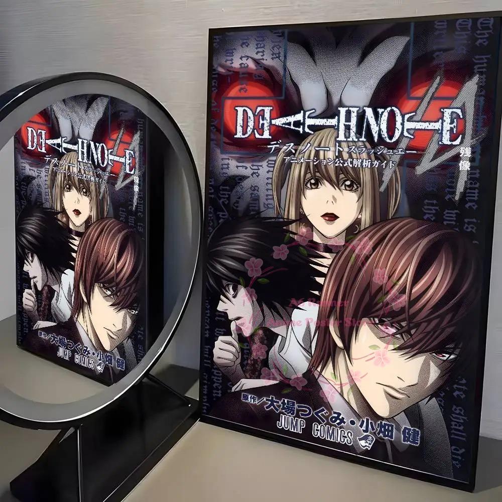 Death Anime Note Dn L Classic Vintage Poster Art Hd Canvas Advanced Aesthetic Printing Paper Wall Art For Living Room Home Decor