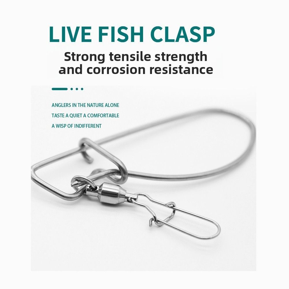 5ks Nerezové Rybářské Příslušenství Nerezový Provázek na Ryby Rybářský Výlet