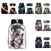 Fashionable Demon Slayer Backpack With Spacious Compartments And Cartoon Pattern Design