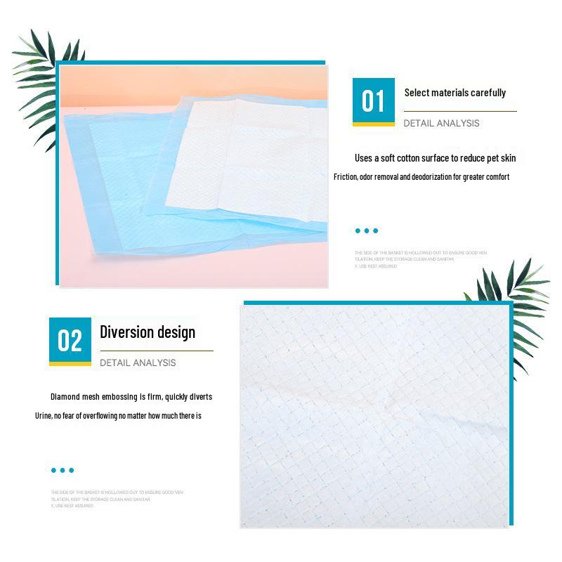 Thickened Disposable Dog Training and Incontinence Pads with Deodorant