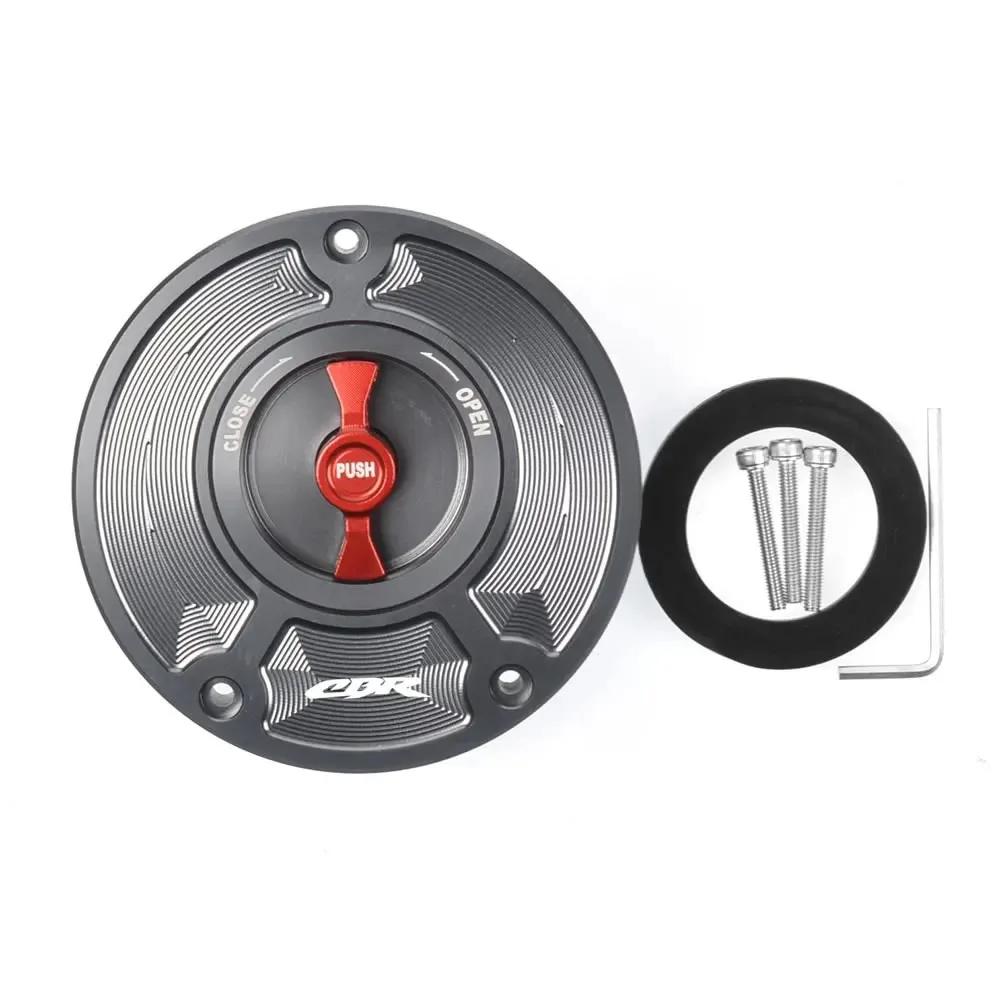 Keyless Motorcycle Fuel Gas Tank cap Cover For Honda CBR 600 F4 F3 F2 1991-2008 CBR600 F4I 2000-2017 CBR600RR 2003-2019