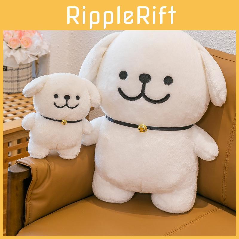 Toy Maltese Plush Cute Dog Stuffed Animals Doll Bedroom Decoration Kids Gift