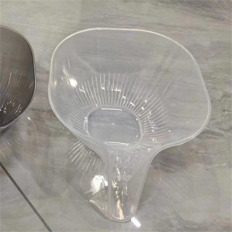 

Fruit Cleaning Bowl With Strainer Container Multi-functional Drain Basket, Wet/Dry Separation Sink Colander With No-Slip Design чистий
