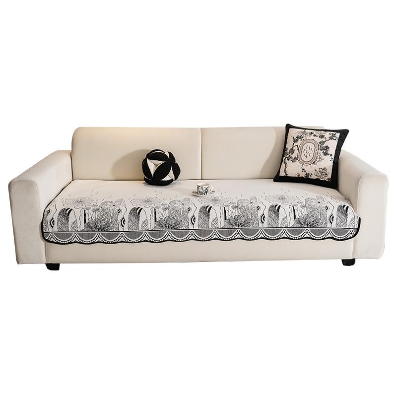 Special-Shaped Sofa Cushion Universal In All Seasons  New Sofa Seat Cushion Non-Slip Straight Row Light Luxury High-End Cover Cloth Towel