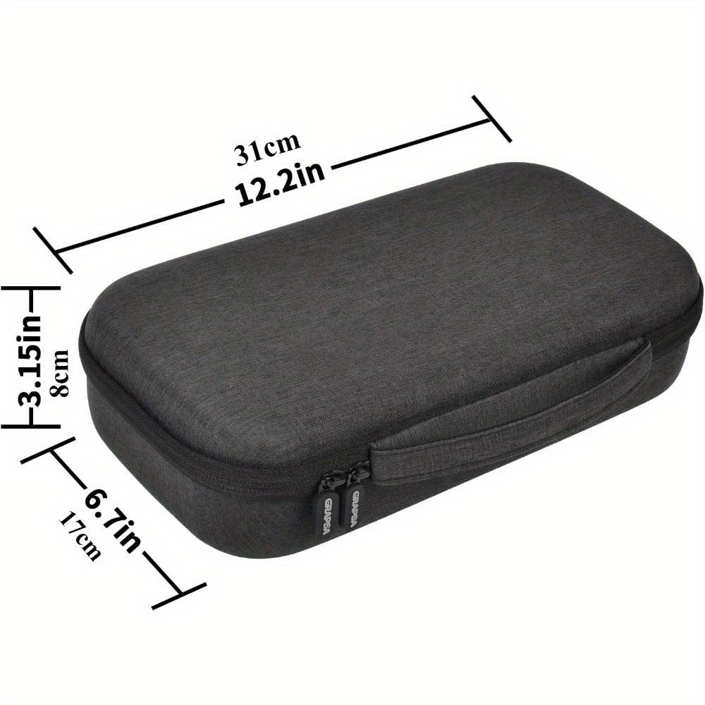 

Дорожные модные коробки-органайзеры для очков, коробка для хранения солнцезащитных очков, модный держатель для хранения мужских очков и кабелей чёрный