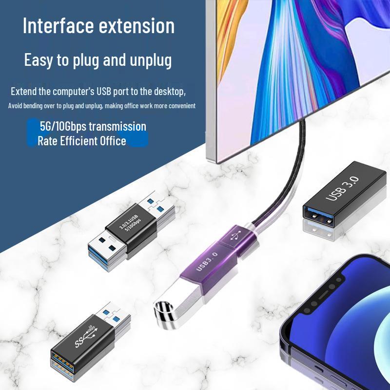 USB Multi-Interface Converter: Male-to-Male/Female/Type-C 3.0 To 3.1, High-Speed