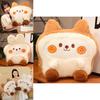 Cute Cartoon Biscuit Bear Plush Toy Cushion Pillow For Kids Fun And Fluffy Gift For Birthdays