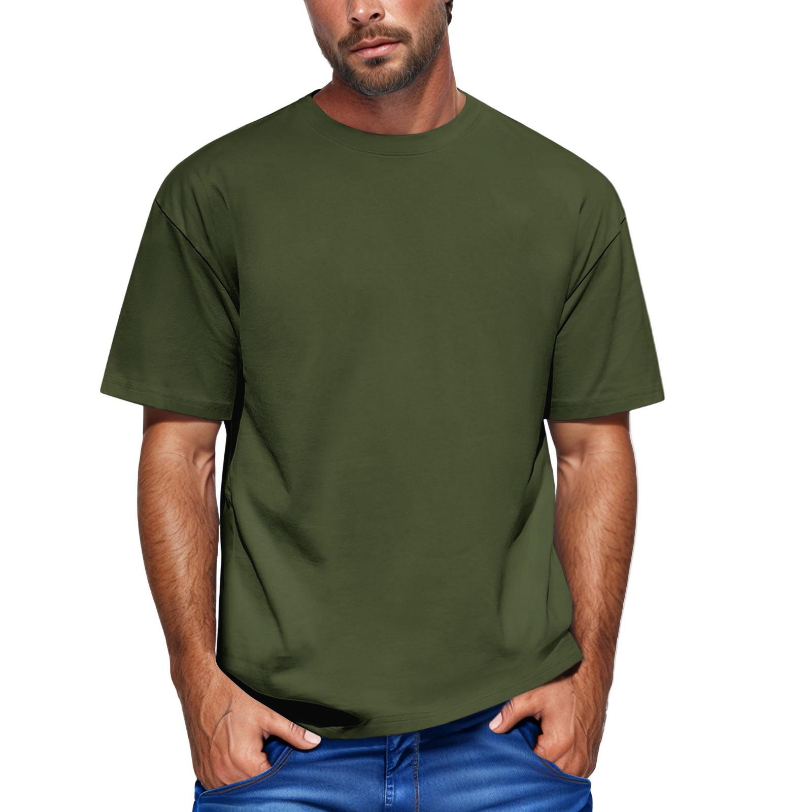 Мужская футболка Футболки с графическим текстом Pool3D печать Уличная повседневная одежда с короткими рукавами и принтом Базовая одежда L армия зеленый 1239₽