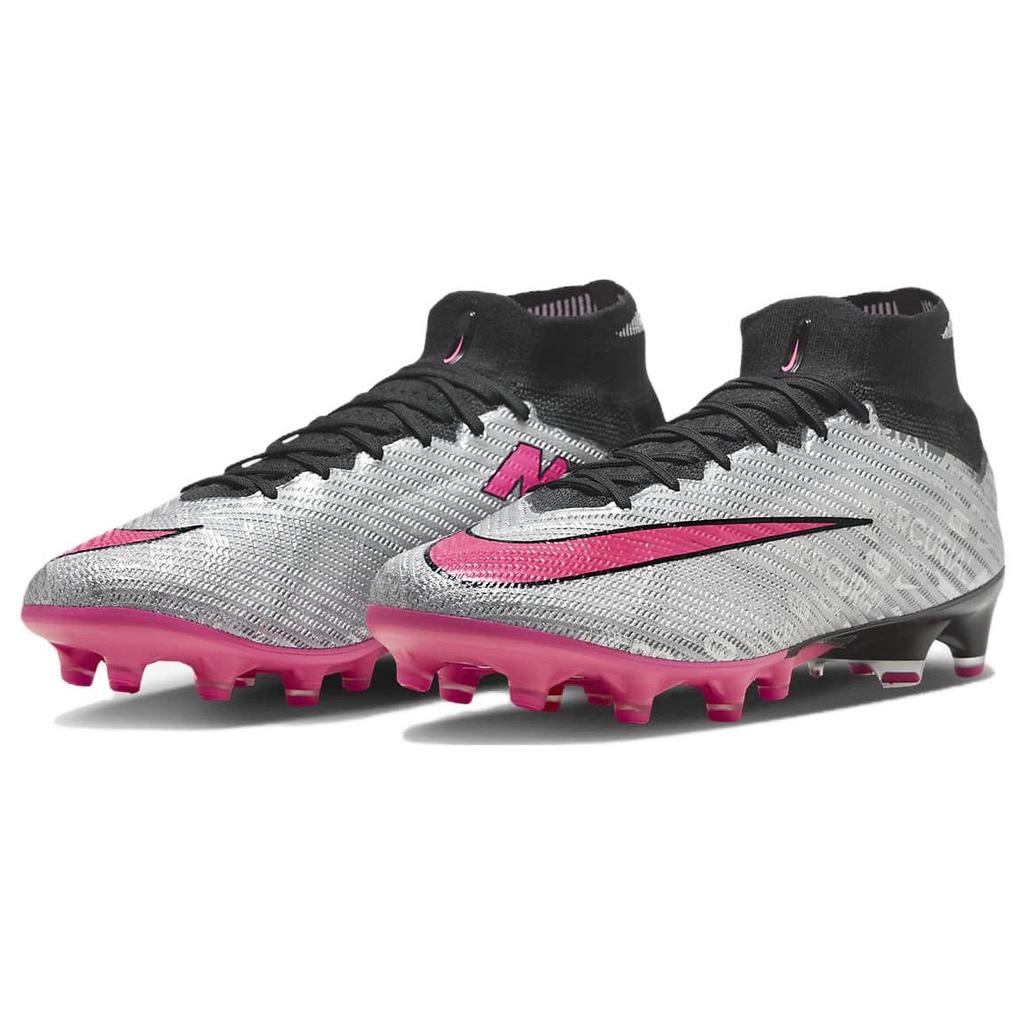Nike 25 Pro Lace-Up AG (Rubber Short Studs) Artificial Turf Fabric Non-Slip Wear-Resistant Soccer Shoes Unisex Soccer Shoes FJ2013-060