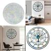 Round Resin Mold Silicone Texture with Life Tree Pattern for Wall and Bedroom Home for Crafting Unique Wall Clocks